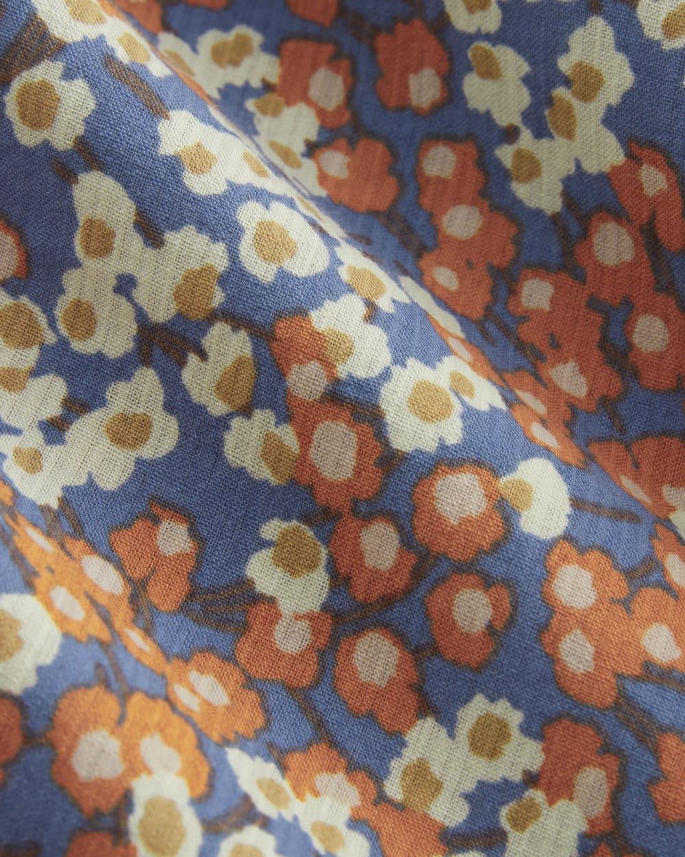 The Textured Resort Shirt | Soft Cobalt Floral - Image 6