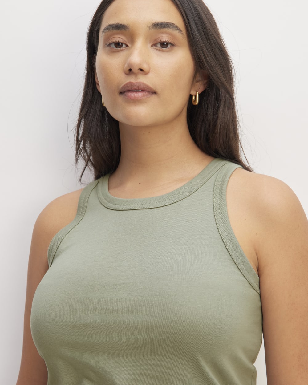 The Tank in Essential Cotton | Sage Green - Image 3