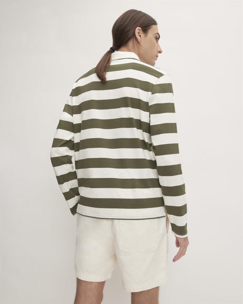 The Premium-Weight Rugby Shirt | Kalamata / Bone - Image 3