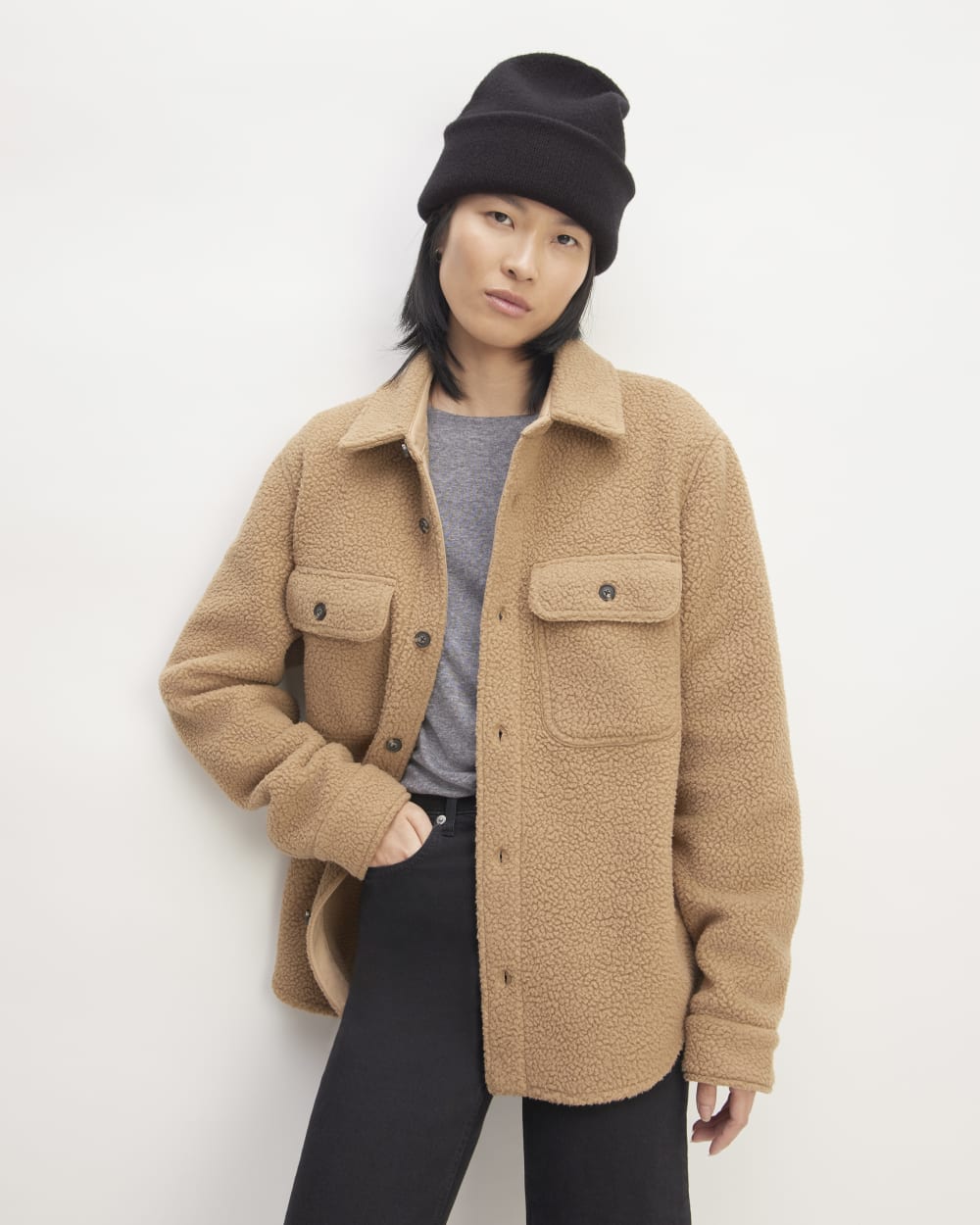 The Good Merino Wool Beanie | Black - Image 2