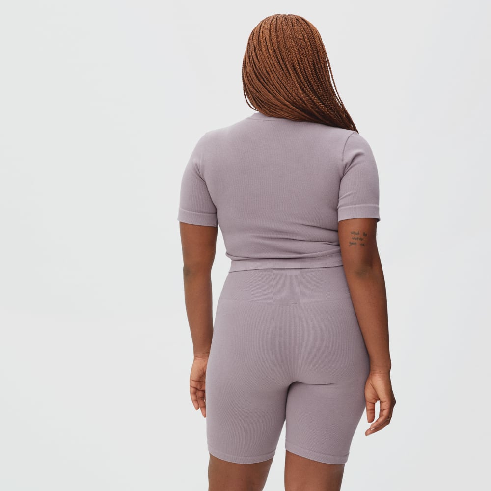 The Seamless Tee | Dusty Lavender - Image 4