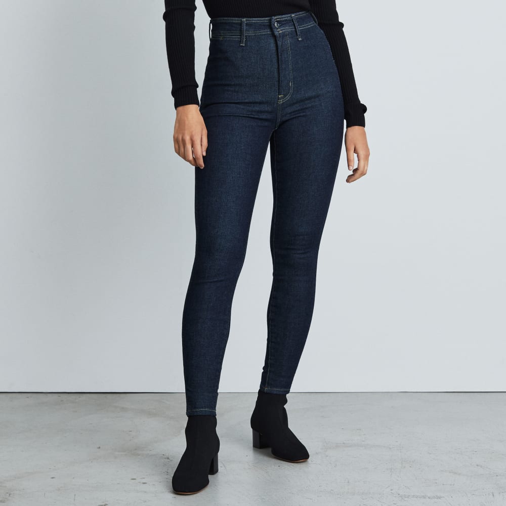 The Way-High® Clean Front Skinny Jean | Dark Indigo | 26.5 Inseam
