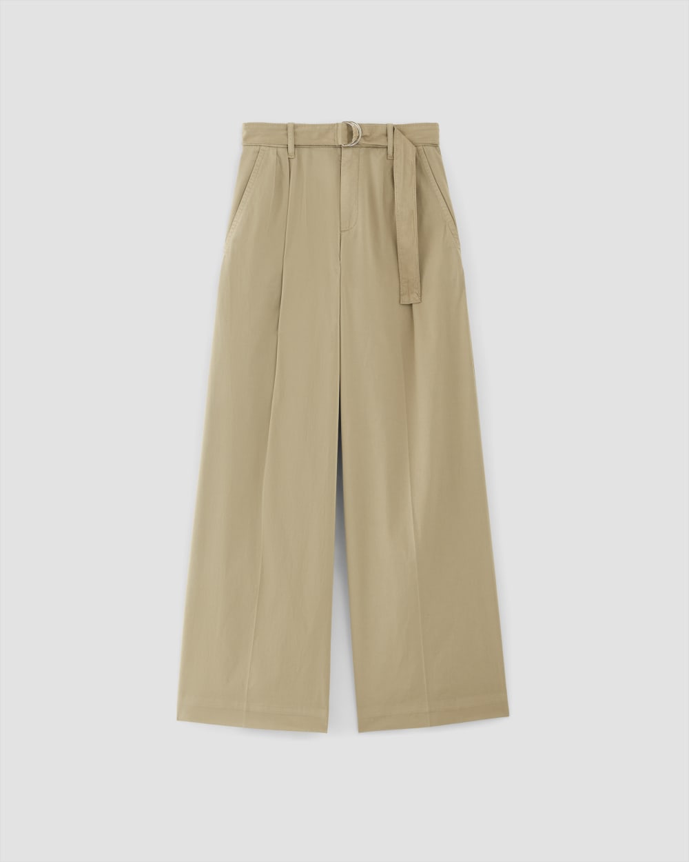 The Pleated Wide-Leg Chino | Trench Coat Khaki - Image 2