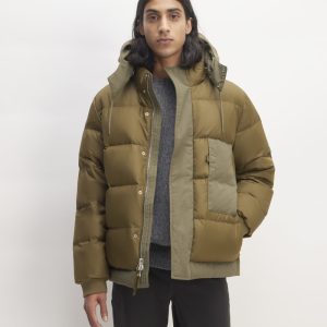 The ReNew Short Puffer | Kalamata / Beech