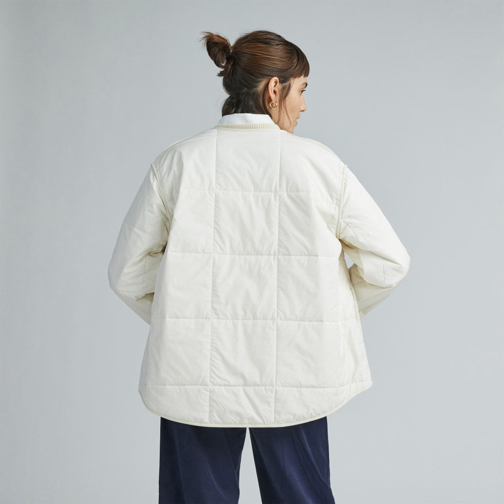 The Quilted Cotton Liner | Bone - Image 3