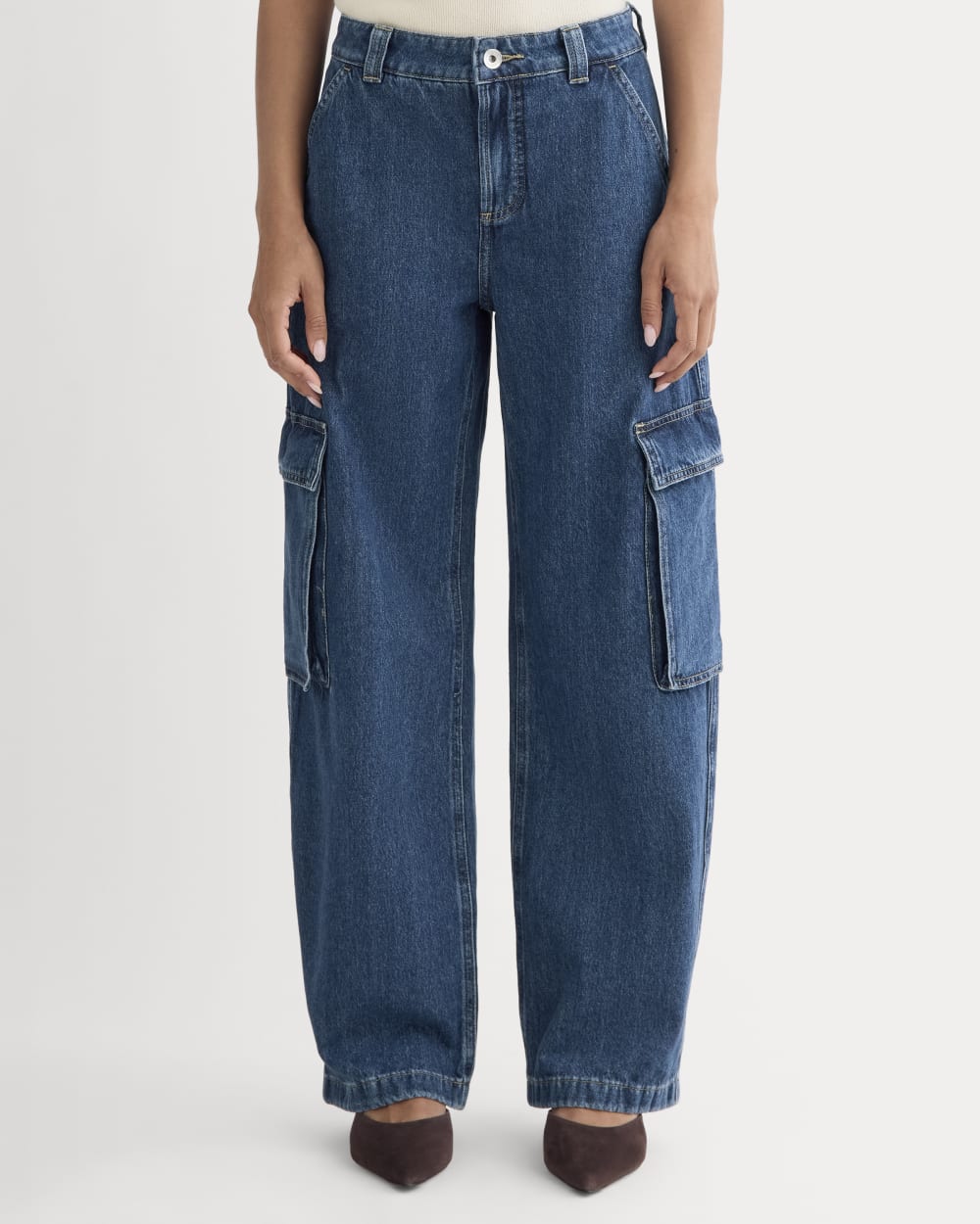 The Mid-Rise Cargo Jean | Tungsten Blue Stone - Image 3