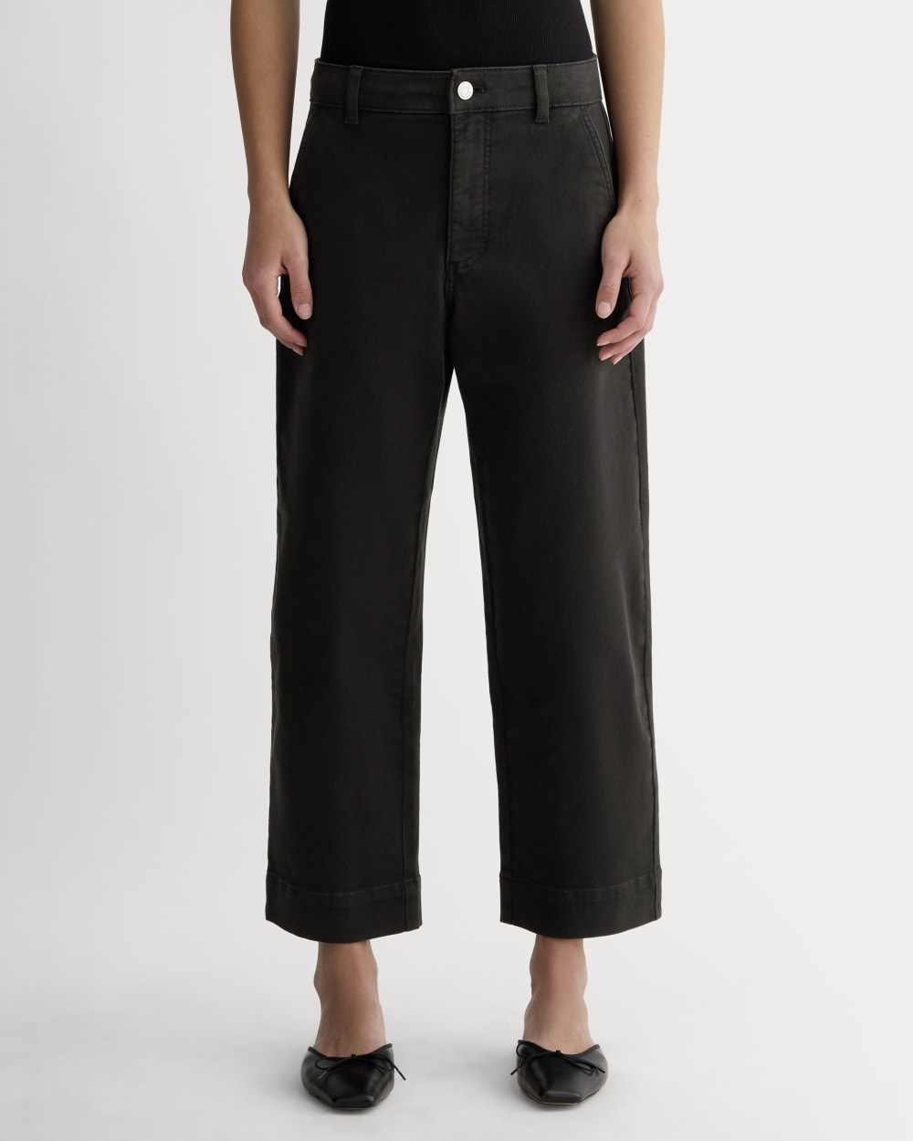 The Utility Straight-Leg Pant | Black | 26.5 Inseam - Image 3