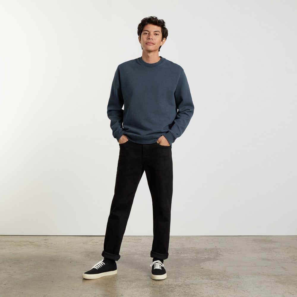 The Track Crewneck Sweatshirt | Kingfisher Blue - Image 5