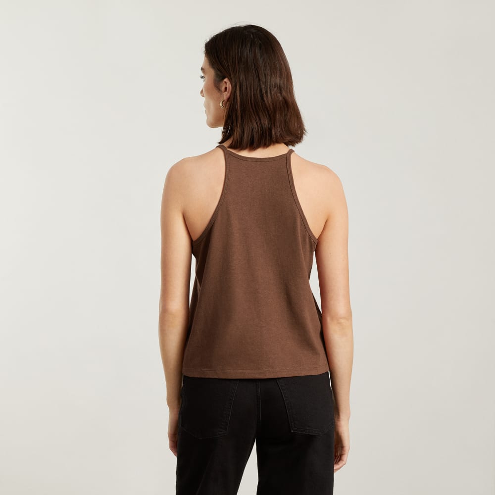 The Hemp Cutaway Tank | Espresso - Image 3