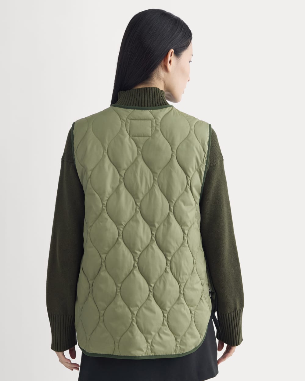 ReNew Quilted Vest | Lichen Green - Image 5
