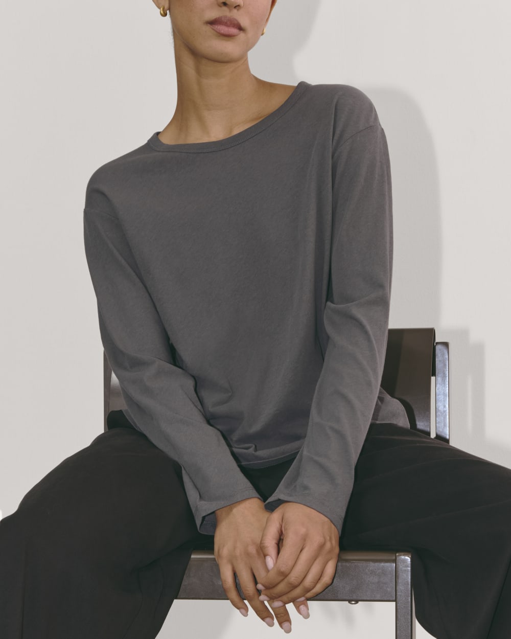 The Air Long-Sleeve Tee | Graphite - Image 4