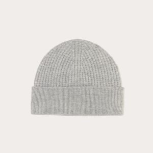 The Waffle Beanie | Heather Grey