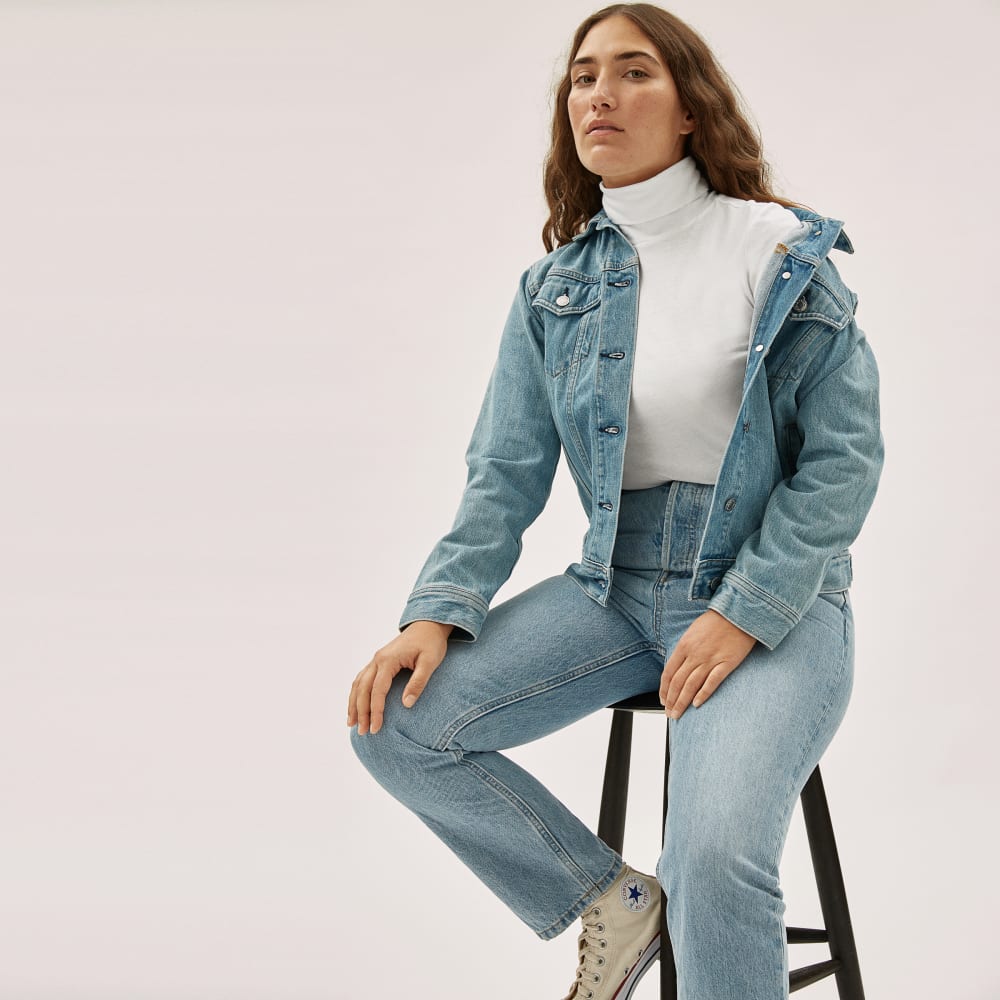 The Organic Cotton Turtleneck | White - Image 3