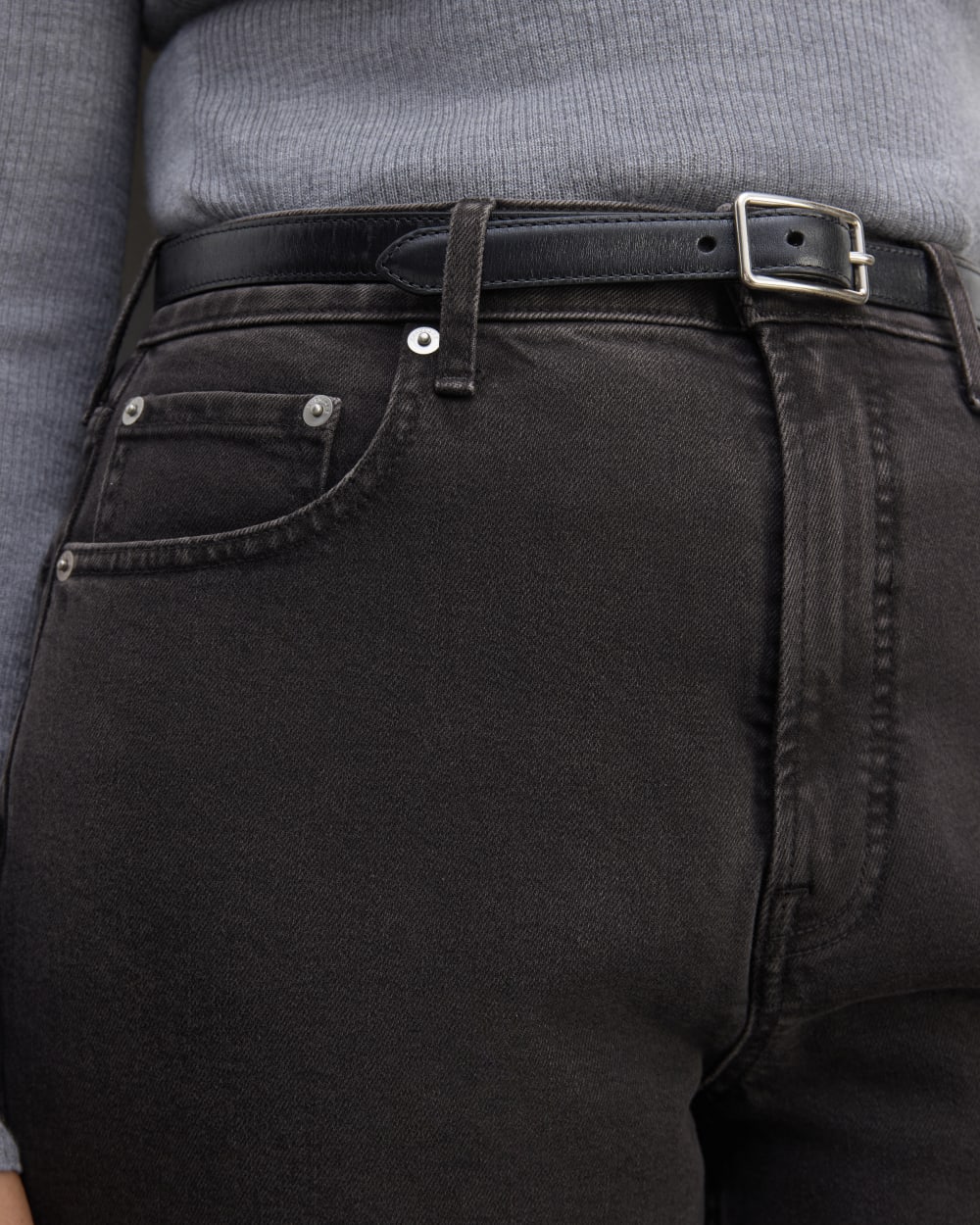 The Cheeky Hourglass Jean | Washed Black | 26.5 Inseam - Image 5