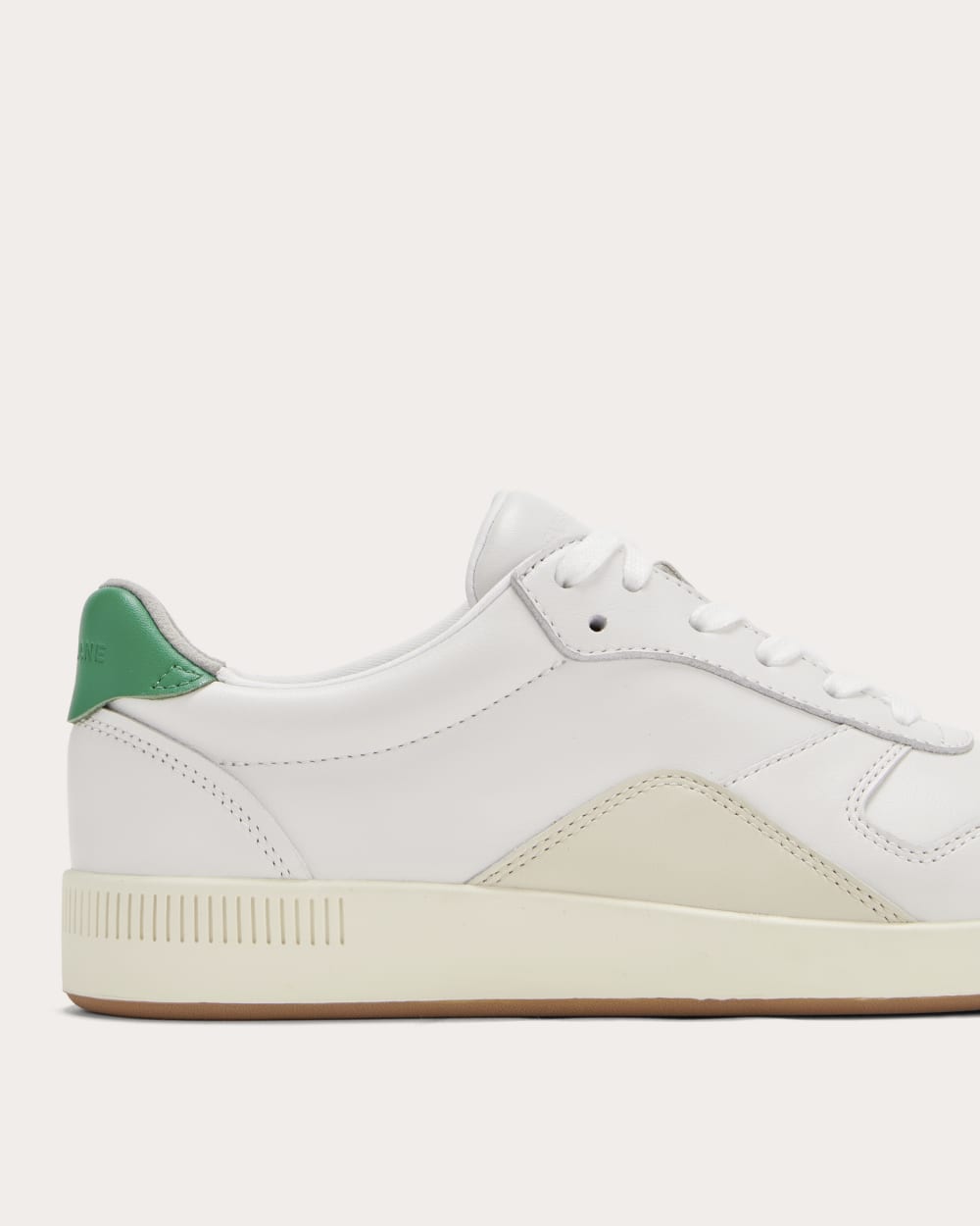 The Court Sneaker | White / Grass Green / Parchment - Image 6