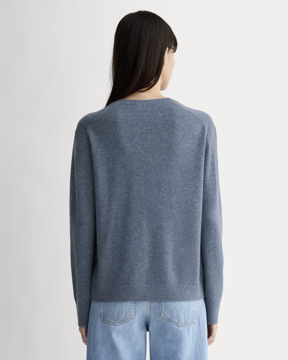The Classic V in Cashmere | Denim Blue - Image 5