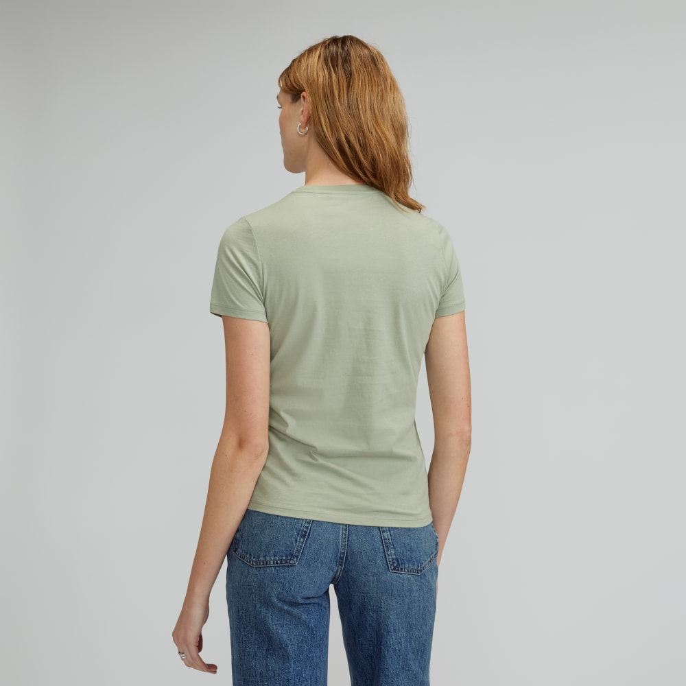 The Organic Cotton Crew Tee | Seagrass - Image 3