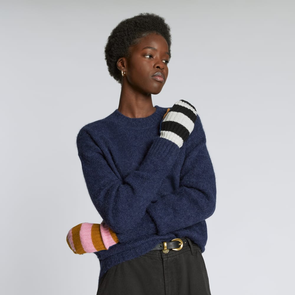 The Cashmere Mittens | Multi Stripe - Image 2