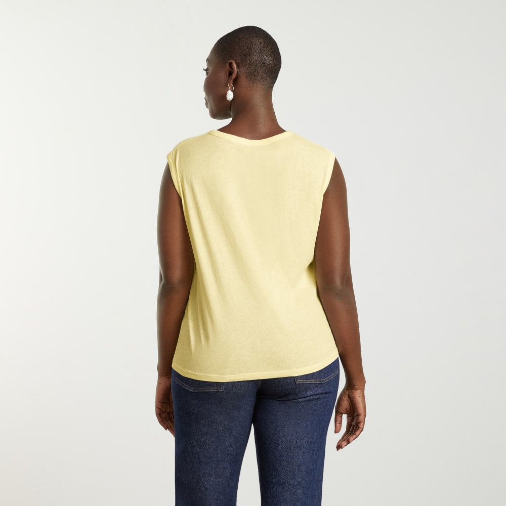 The Air Muscle Tank | Pastel Yellow - Image 2