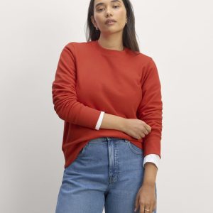 The Off-Duty Terry Crew | Poppy Red