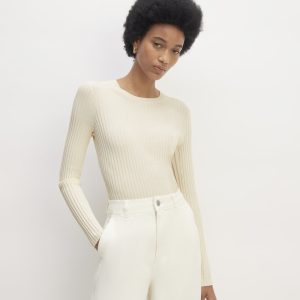 The Viscose Knit Crew | Beige
