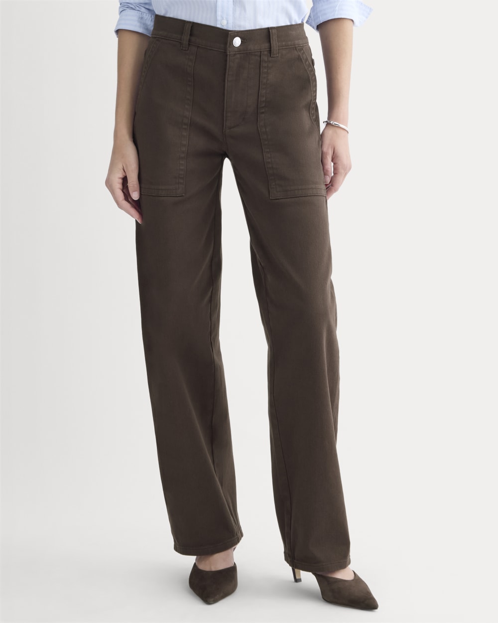 Utility Column Pant | Dark Chocolate - Image 3