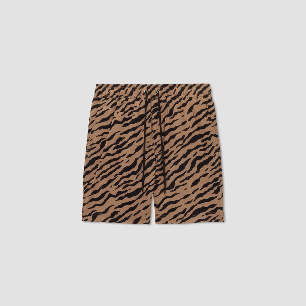 The ReNew Swim Short | Tiger Stripe Toasted Coconut - Image 2