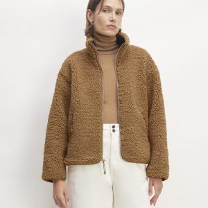The ReNew Fleece Full Zip | Toasted Coconut