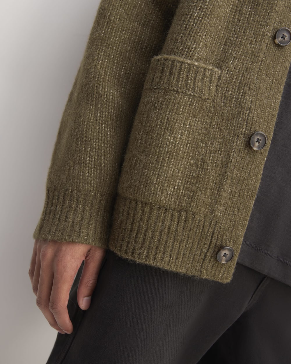 The Cloud Relaxed Cardigan | Beech - Image 5