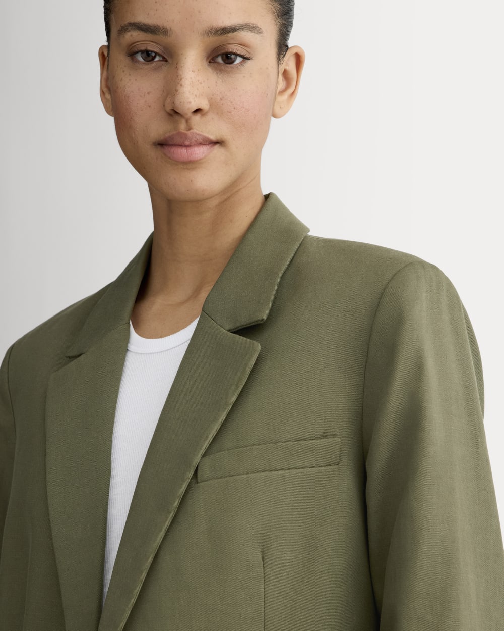 The Oversized Blazer in Buttersmooth | Kalamata - Image 4