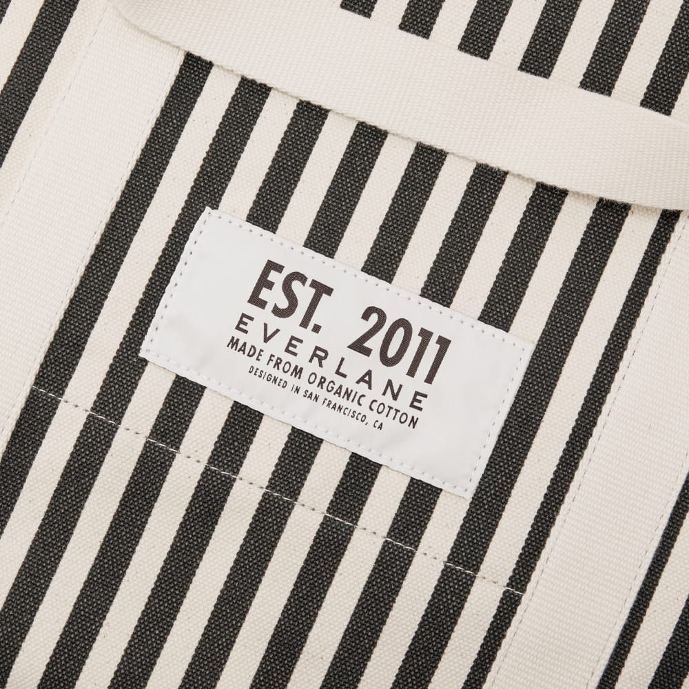 The Organic Canvas Weekender | Black / Bone - Image 2