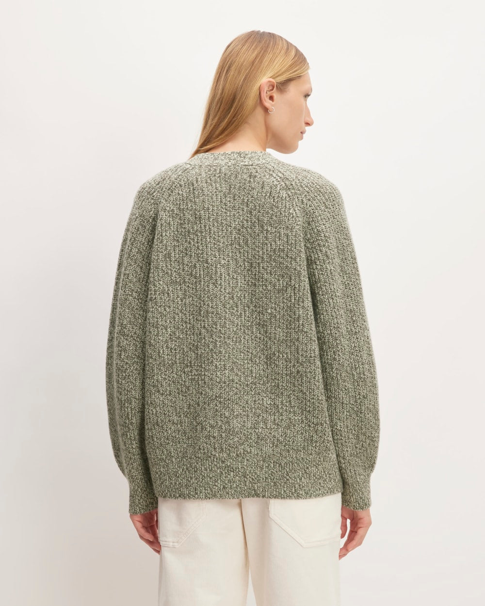 The Felted Merino Cardigan | Seafoam Green / Kambaba Twist - Image 6