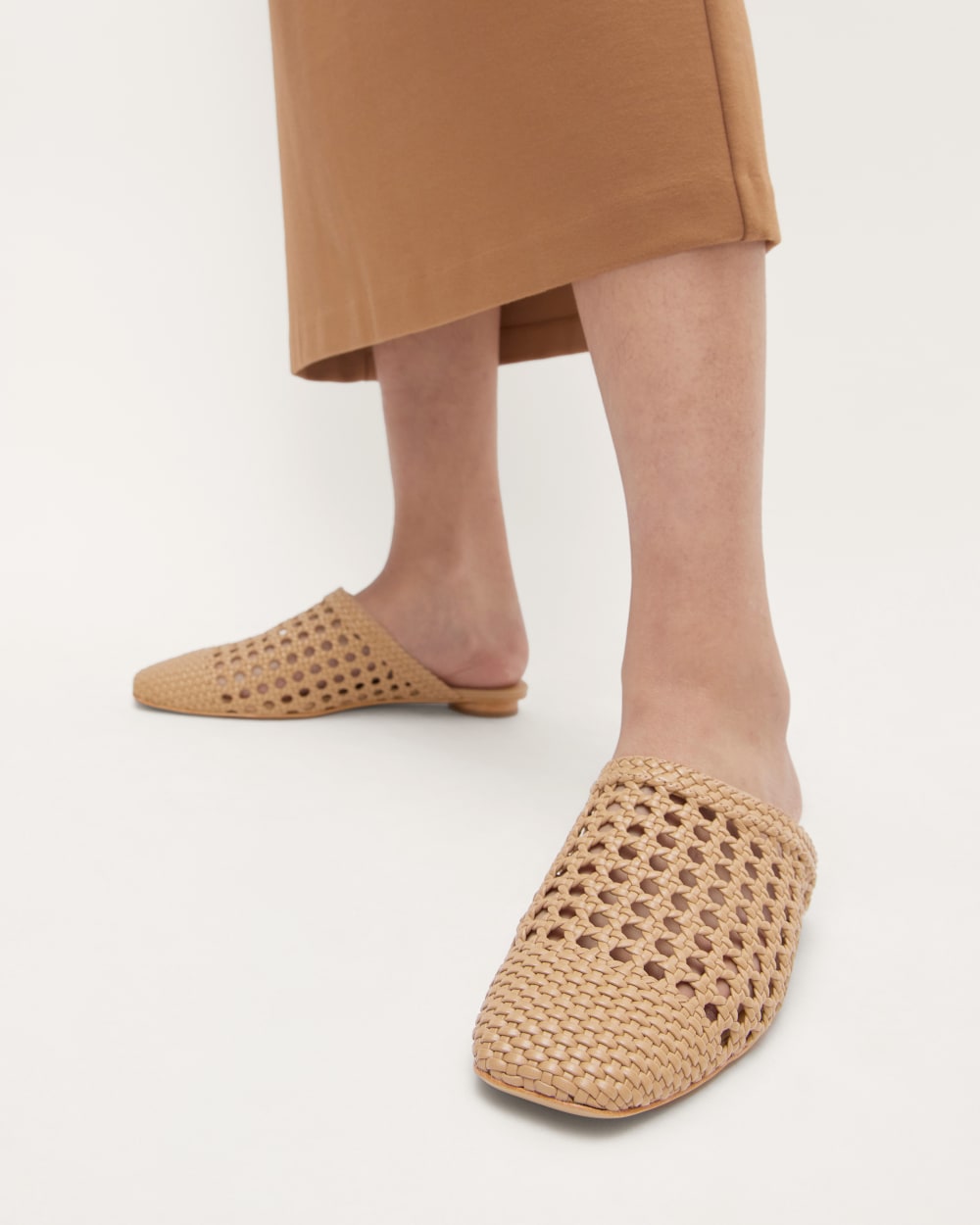 The Day Mule | Light Taupe Woven - Image 2