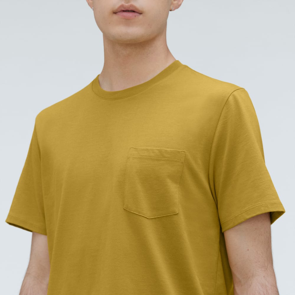 The Organic Cotton Pocket Tee | Golden Palm - Image 4