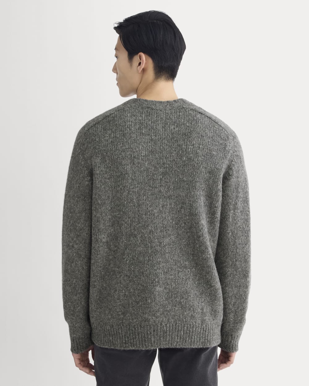 The Cloud Crewneck Sweater | Heather Charcoal - Image 5
