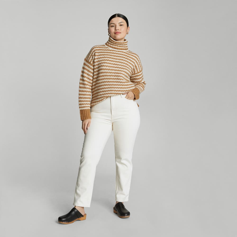 The Cloud Turtleneck | Ginger Root / Oat - Image 6