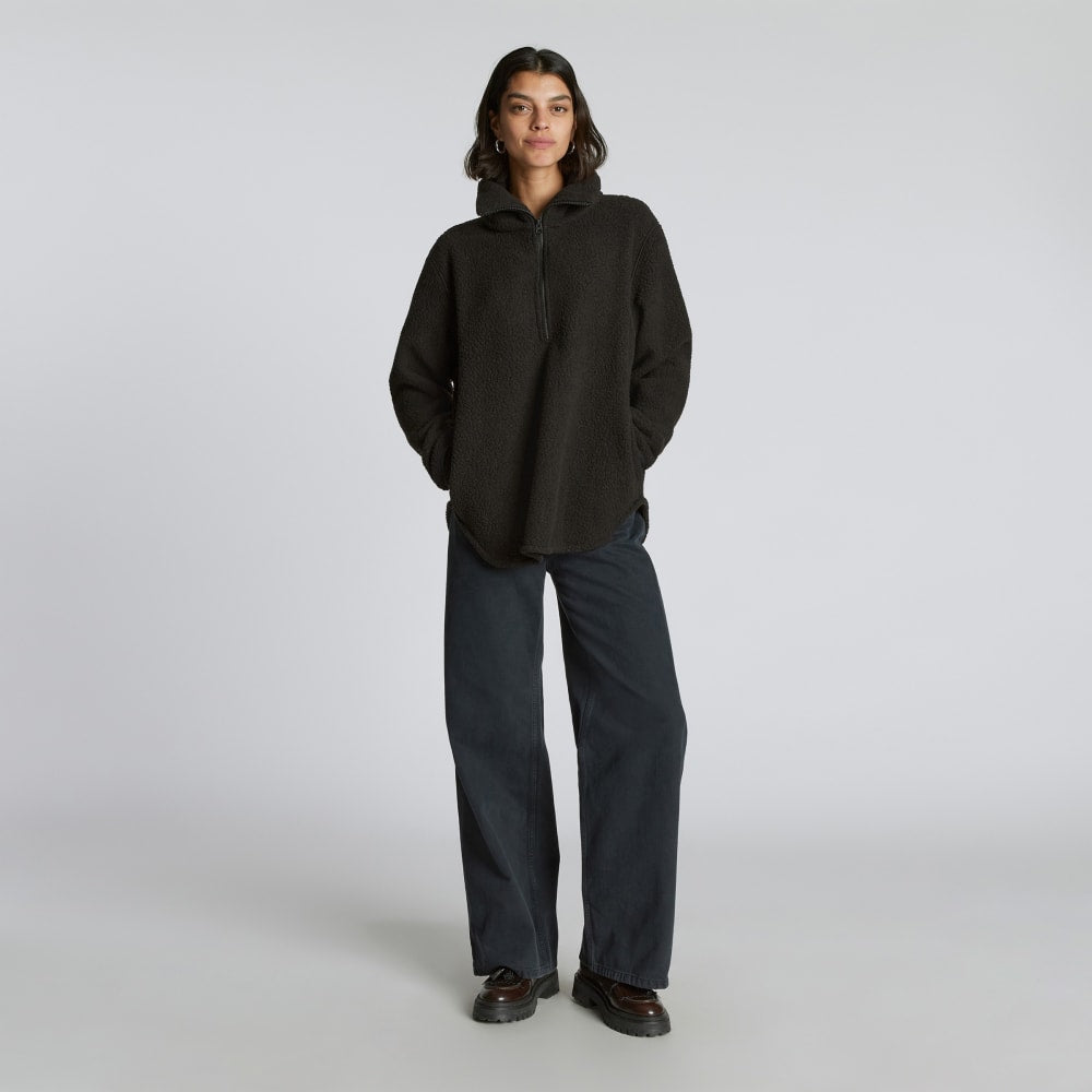 The ReNew Fleece Half-Zip | Black - Image 2