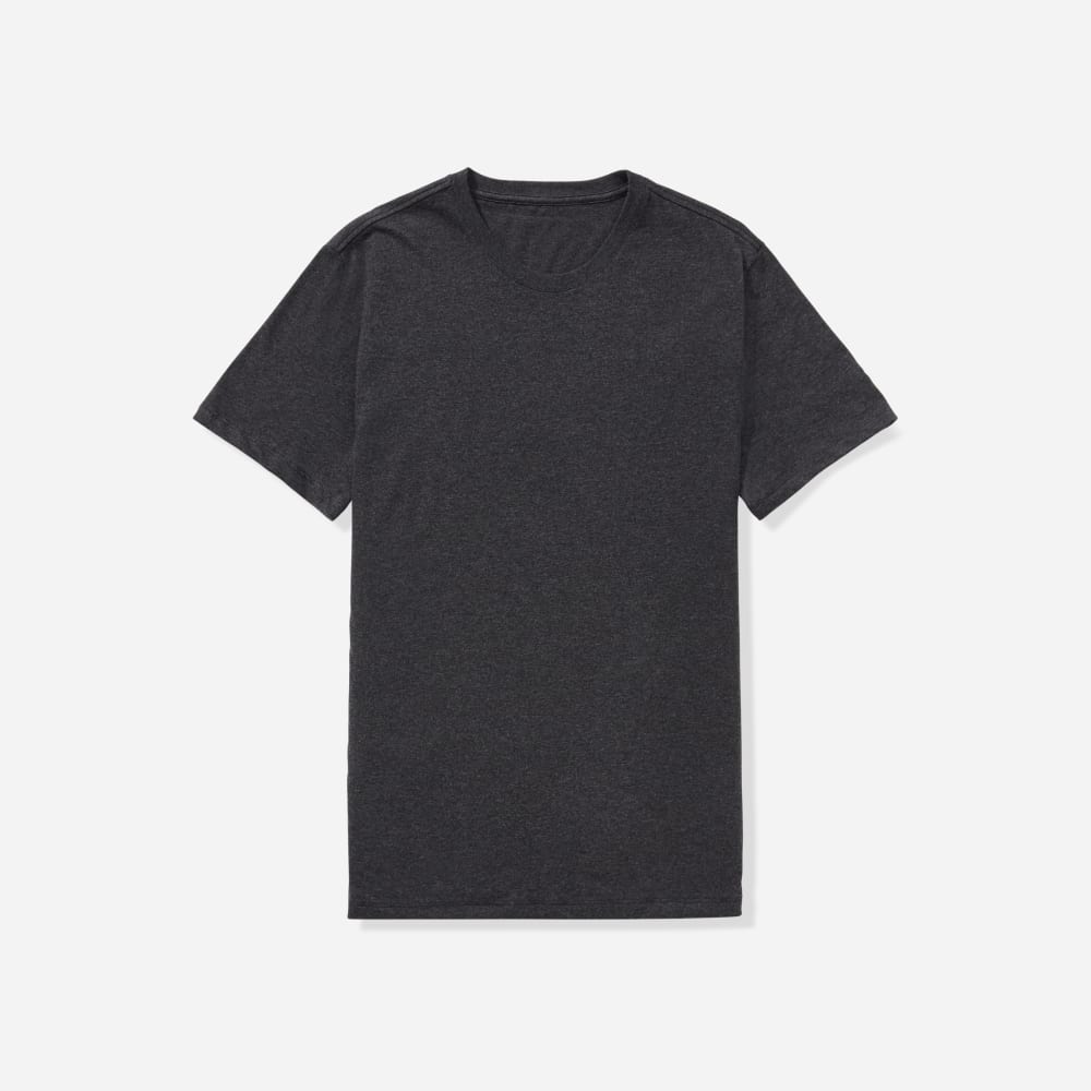 The Organic Cotton Crew | Heather Charcoal
