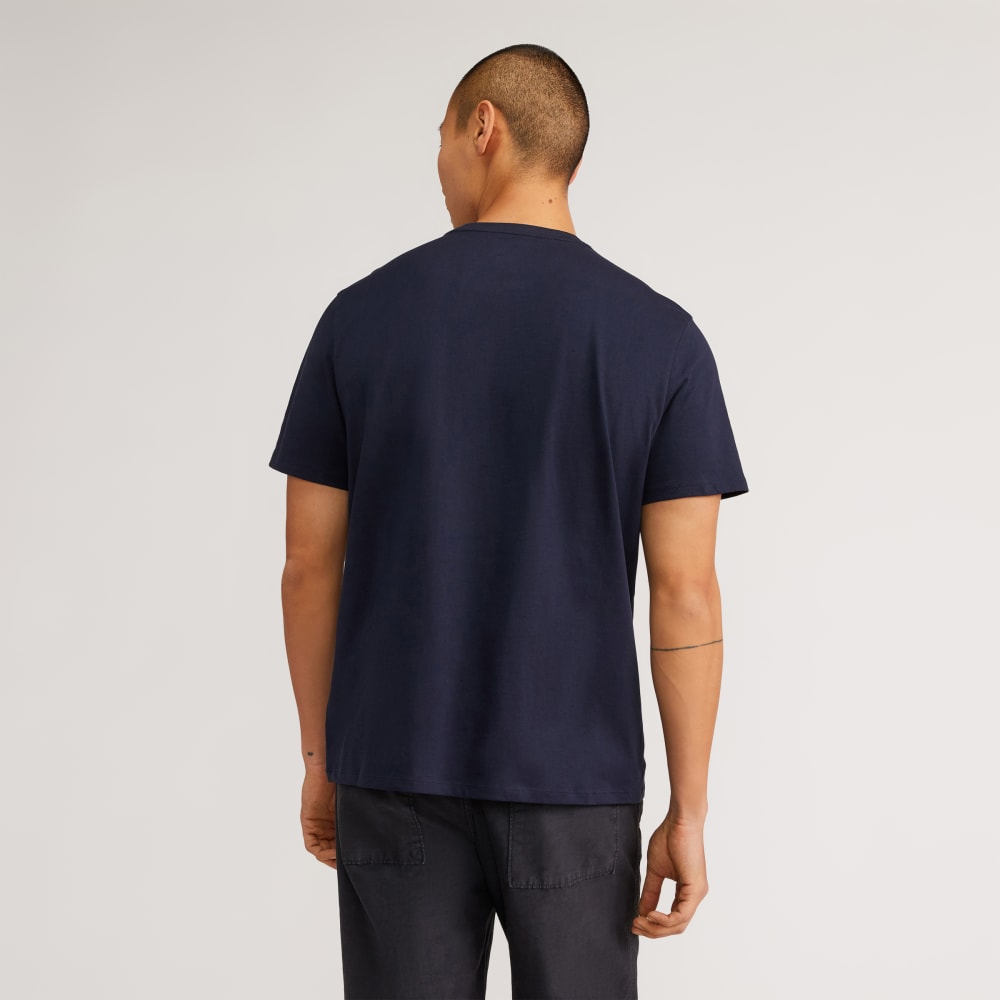 The Premium-Weight Pocket Tee | Uniform | Deep Navy - Image 3