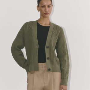 The Boxy Cardigan in Everyday Cotton | Kalamata