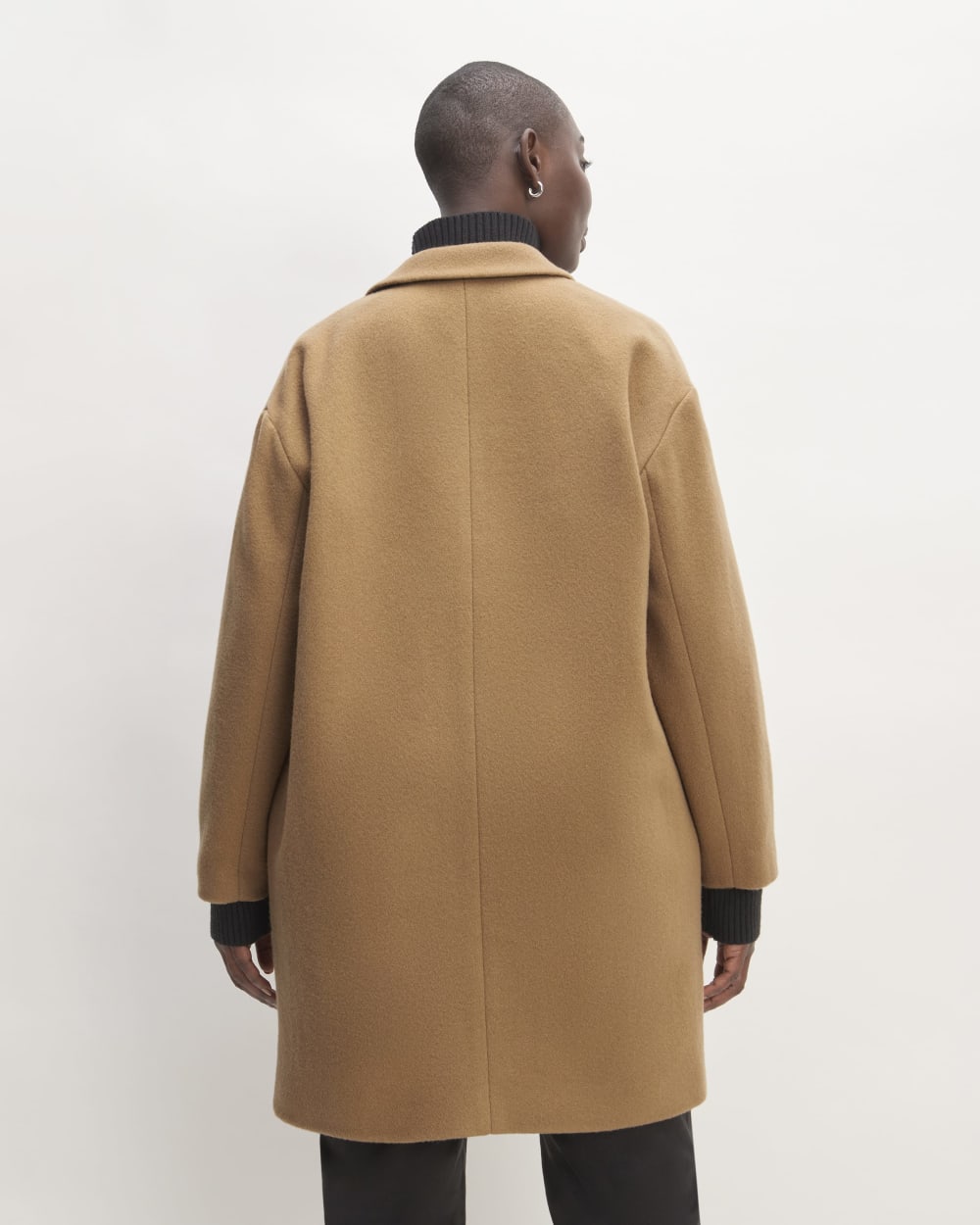 The Italian ReWool? Cocoon Coat | Camel - Image 6