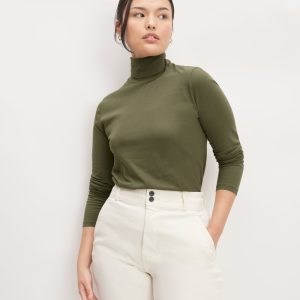 The Organic Cotton Turtleneck | Kalamata
