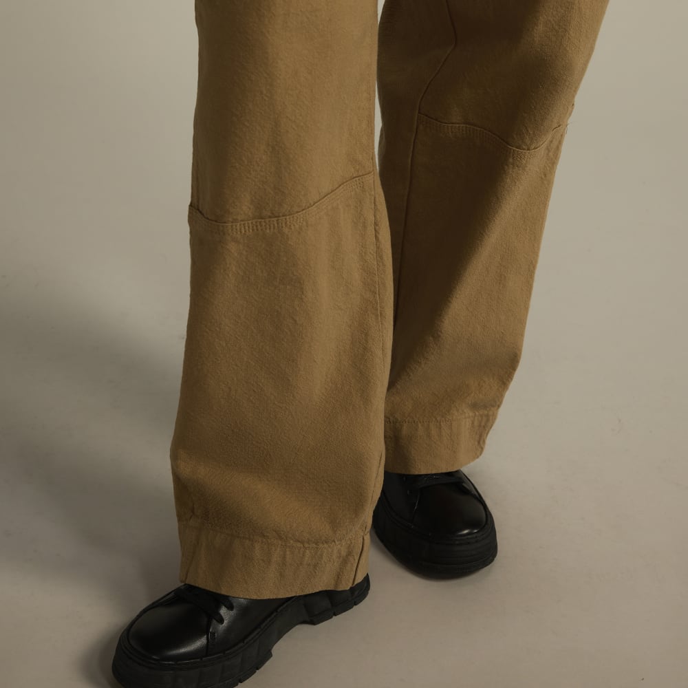 The Canvas Organic Cotton Pull-On Pant | Cappuccino - Image 5