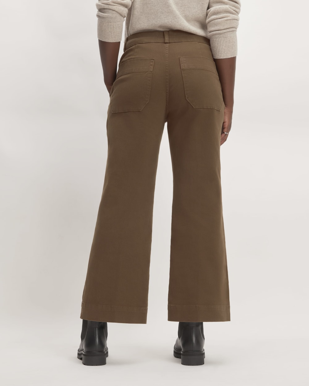 The Organic Kick Flare Pant | Cocoa - Image 6