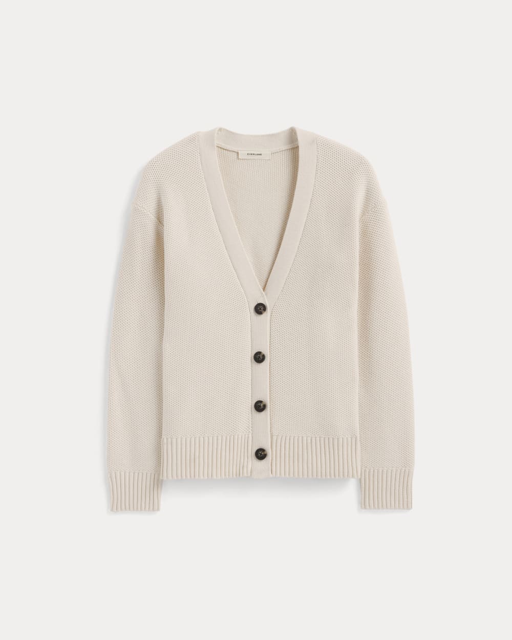 The Cotton Honeycomb Cardigan | Canvas - Image 2