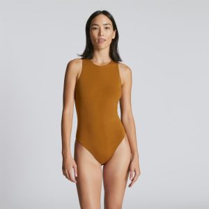 The Cutaway Tank Bodysuit | Tapenade | Bikini