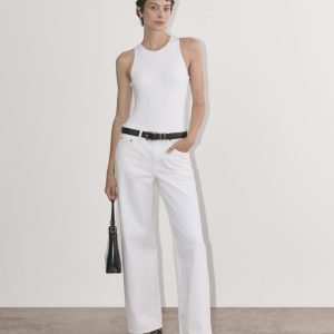 The Cutaway Tank Bodysuit | White | Bikini