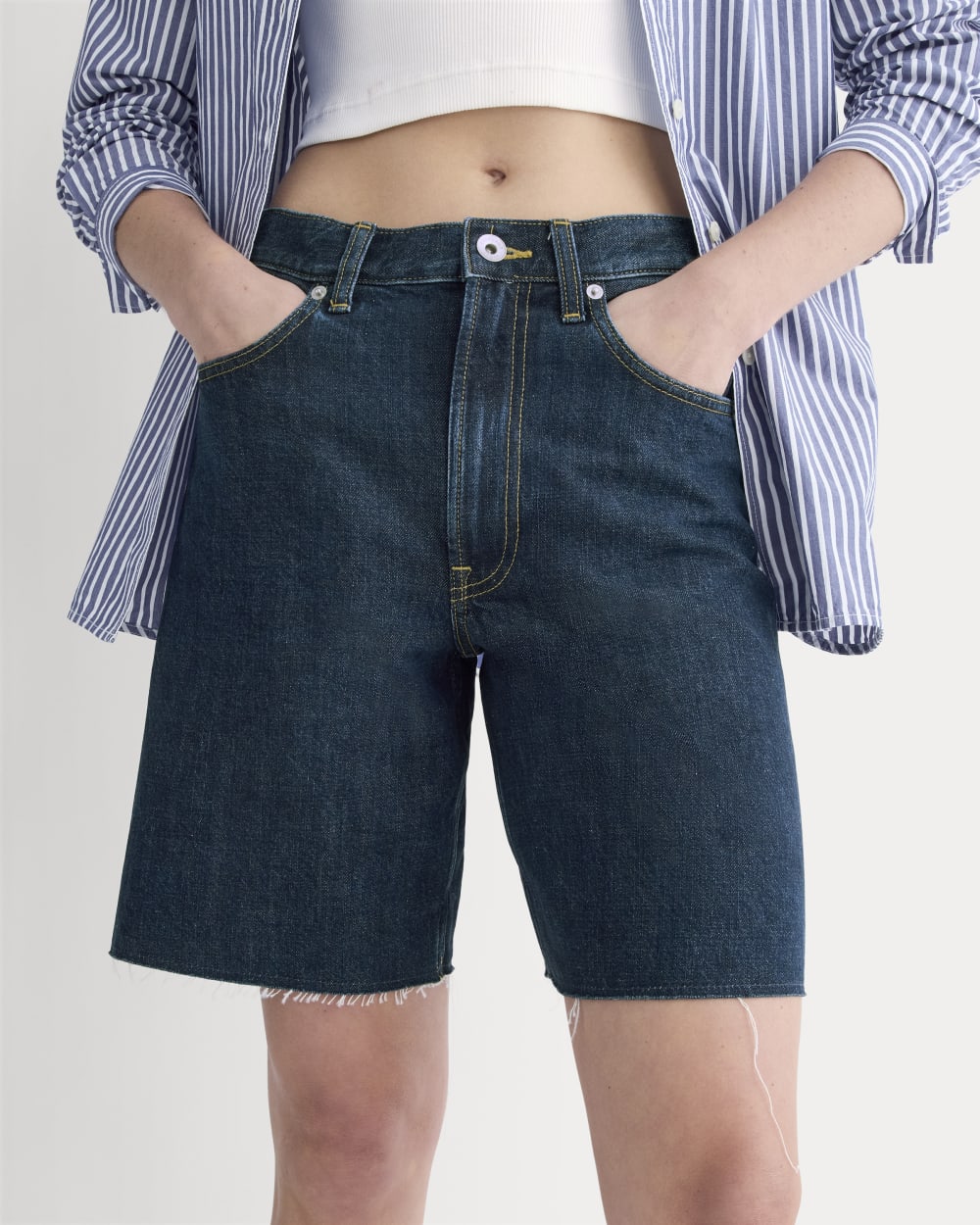 The OG Baggy Jean Short | Dark Indigo - Image 4