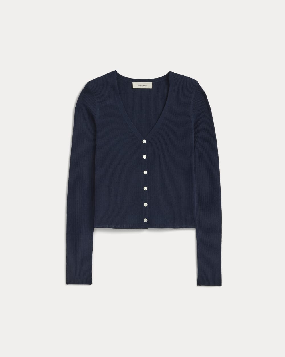 The Cardigan in Ultrasoft Merino | Navy - Image 2