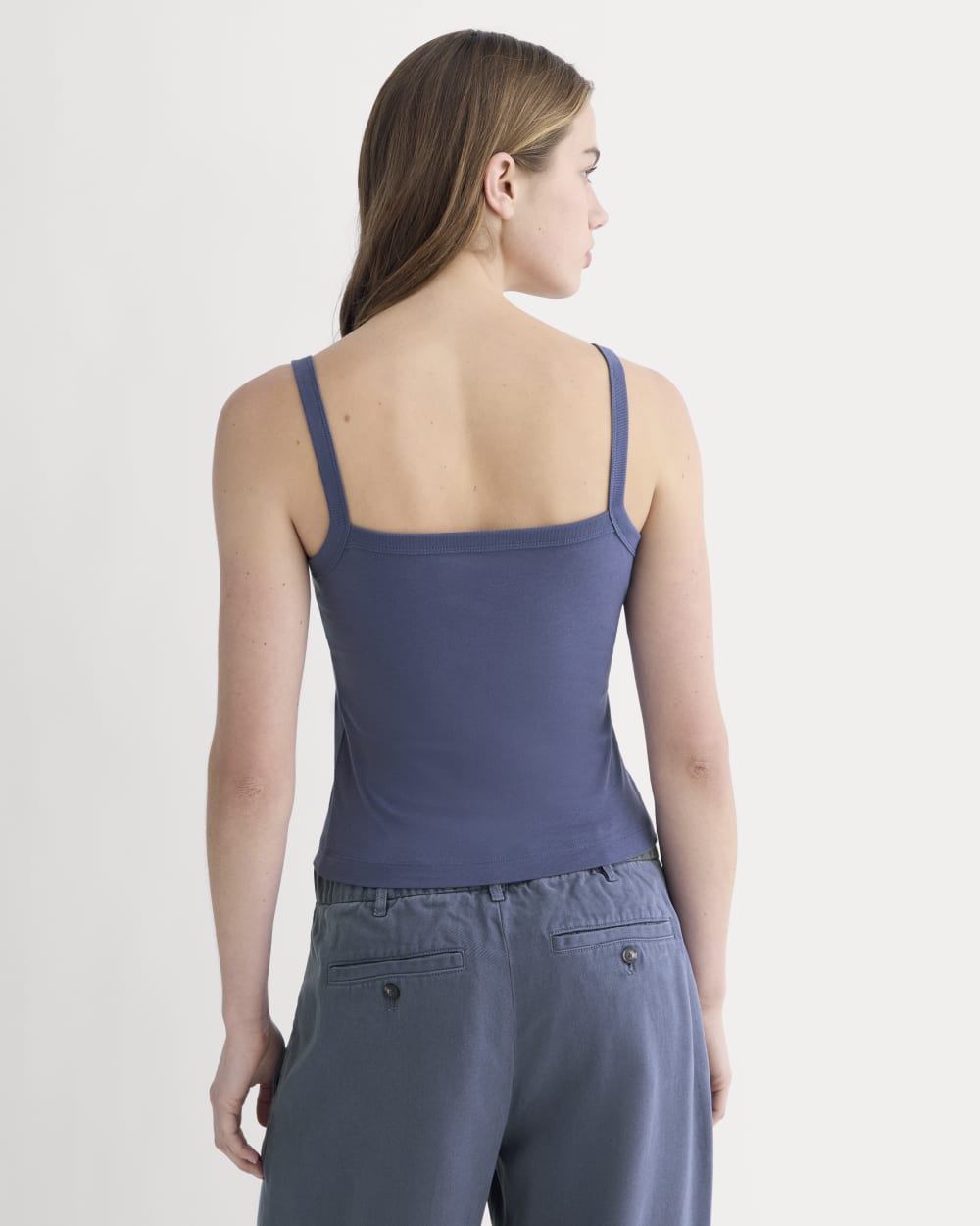 The Essential Square-Neck Tank | Deep Cobalt - Image 5